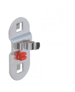 Werkzeugklemme D.13mm verz.m.kl.Grundpl.f.Lochplatten 5St./Btl.