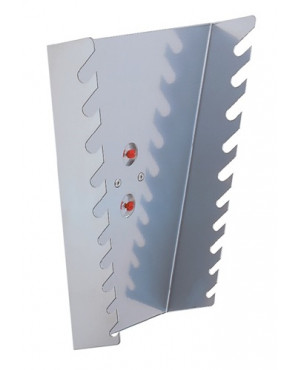 Ringschlüsselhalter senkrecht f.10 Schlü.H255xB225/125xT50mm f.Lochplatten