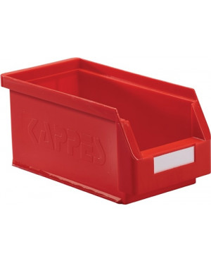 Sichtlagerkasten L290xB140xH130mm PE rot