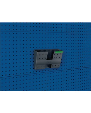 Dokumentenhalter DIN A4 quer Ku.B340xT100xH231mm f.Lochplatten 5St./Btl.