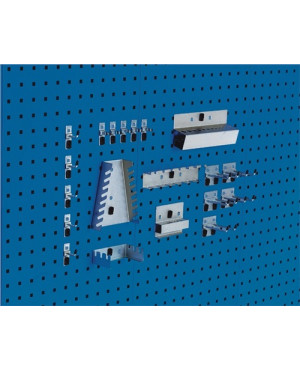 Werkzeughaltersortiment 20-tlg.verzinkt f.Lochplatten BOTT