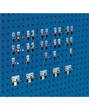 Werkzeughaltersortiment 30-tlg.verz.f.Lochplatten BOTT