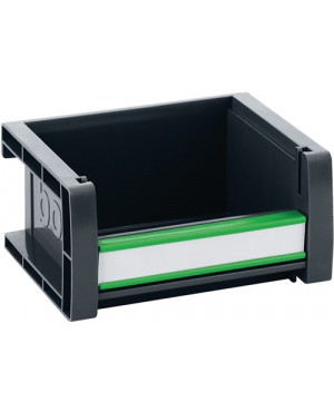 Sichtlagerkasten L100xB130xH65mm PP anthrazitgrau