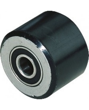 Gabelrolle Polyurethan Naben-L.70mm Rad-B.70mm D.80mm