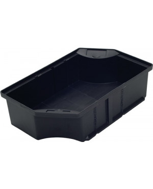 Einsatzkasten 273x173x80mm anthrazit PP f.600x400mm LA-KA-PE