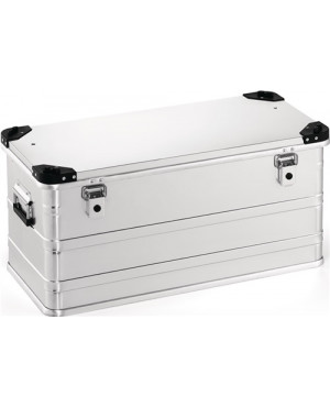 Aluminiumbox L782xB385xH380mm 91l m.Klappverschluss u.Stapelecken