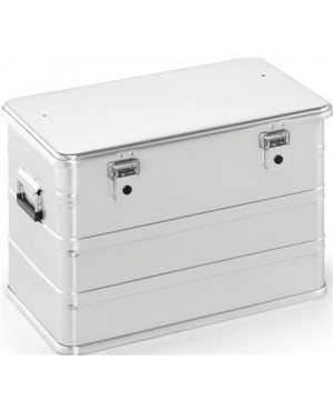 Aluminiumbox L582xB385xH397mm 76l m.Klapphebelverschlüssen m.Bohrungen