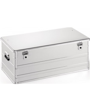 Aluminiumbox L902xB495xH367mm 140l m.Klapphebelverschlüssen m.Bohrungen