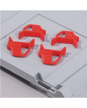 Schiebeverschluss blau f.Stülpdeckel ALLIT