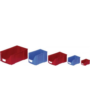 Sichtlagerkasten L229/200xB148xH122mm PE rot LOCKWEILER