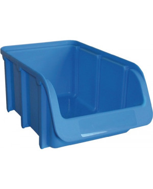 Sichtlagerkasten L165/135xB100xH75mm PP blau stapelbar HÜNERSDORFF