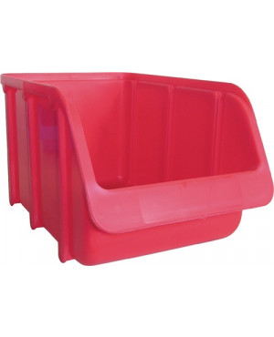 Sichtlagerkasten L240/210xB145xH125mm PP rot stapelbar HÜNERSDORFF