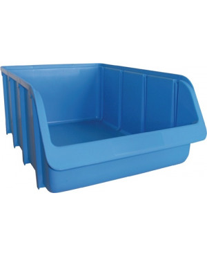 Sichtlagerkasten L495/460xB315xH185mm PP blau stapelbar HÜNERSDORFF
