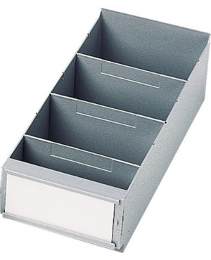 Trennw.f.Regalkasten B.160mm PS grau 25St./Btl.LA-KA-PE