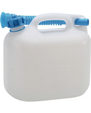 Wasserkanister 5l HD-PE m.Auslaufrohr H247xB265xT147mm HÜNERSDORFF
