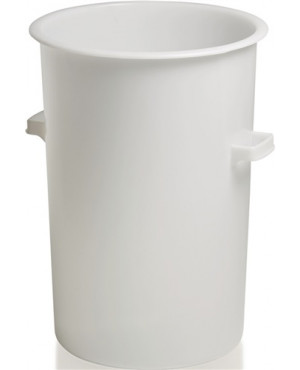 Kunststoffbehälter rd.110l HD-PE natur D515xH733mm m.Außengriff CRAEMER
