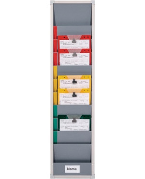 Planungstafel Einzelsegment B315xH1282xT78mm inkl. Rollen f. DIN A4