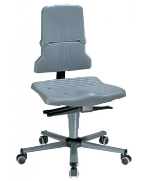 Arbeitsdrehstuhl Sintec B RollenPP grau 430-580mm BIMOS