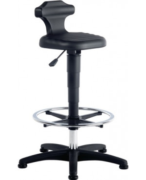 Sitz-/Stehstuhl Flex Integralschaum Sitz-H.510-780mm m.Fußring BIMOS