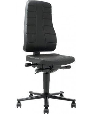 Arbeitsdrehstuhl Highline Rollen Integralschaum schwarz 450-600mm BIMOS