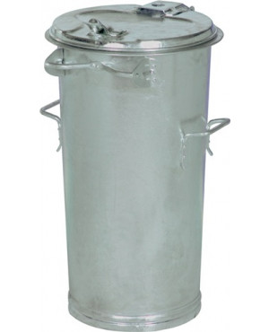 Mülleimer 50l Stahlbl.TZN o.Bügel