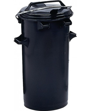 Mülleimer 50l Ku.anthrazit m.Bügel SULO