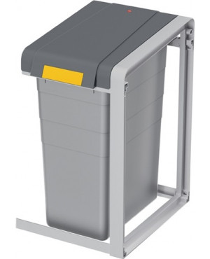 Wertstoffsammler 35l H570xB350xT415mm telegrau staubgrau Erweiterungs-EH HAILO