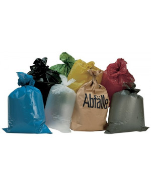 Kunststoffsack 70l LD-PE gelb 50 µm B575xL1000mm 250St./Karton