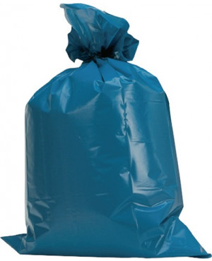 Kunststoffsack 120l LD-PE blau 60 µm B700xL1100mm 250St./Karton