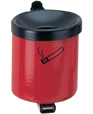 Wandascher D.150xH145mm rot m.Kippvorrichtung TKG