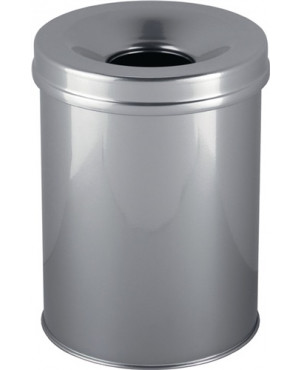 Abfallbehälter H357xD.260mm 15l silber DURABLE