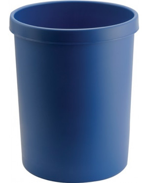 Papierkorb 45l H480xD.390mm m.Griffrand Ku.blau