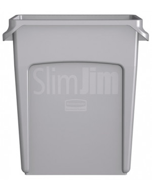Wertstoffsammler 60l H635xB279xT558mm grau m.Lüftungskanälen