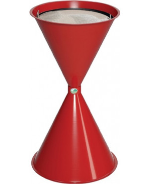 Standascher D400xH730mm rot Stahlbl.VAR