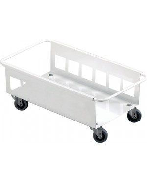 Fahrgestell m.4 Lenkrollen Wertstoffsammler 60l weiß DURABLE