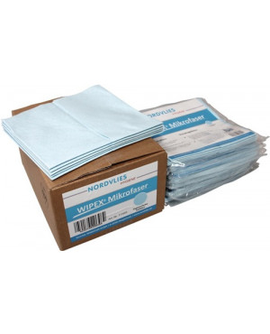 Mikrofaser-Wischtuch blau L400xB380ca.mm Vliesstoff 1 KT Nordvlies