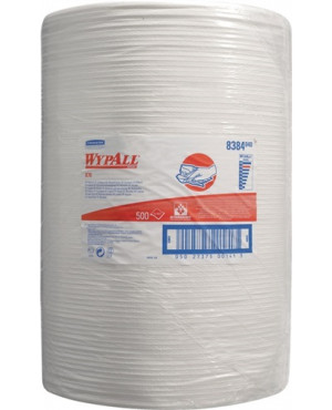 Putztuch WYPALL X 70 8384 L380xB420ca.mm 1-lagig,perforiert,geprägt weiß Rl.