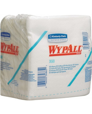 Wischtuch Wypall X60 6034 L310xB320ca.mm 1-lagig weiß 12 Btl.x 76 Tü.