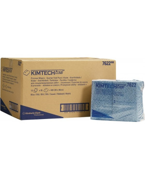 Prozesswischtuch KIMTECH 7622 L381xB490ca.mm blau 12 Btl.x 35 Tü.