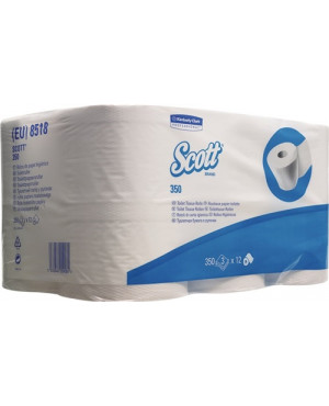 Toilettenpapier Scott 8518 2-lagig,Kleinrollen 6 Btl.x 6 Kleinrollenx350 Blätter