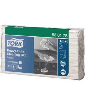 Putztuch TORK 530178 L430xB385ca.mm 1-lagig,gefaltet weiß Krt.Tork