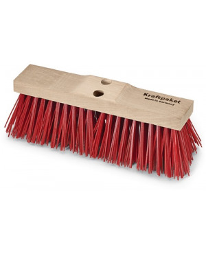 Straßenbesen Elaston L.400 mm m.2 Stiellöchern Sattelholz KRAFTPAKET