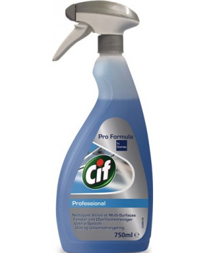 Fenster-/Oberflächenreiniger Professional 750 ml Sprühflasche CIF