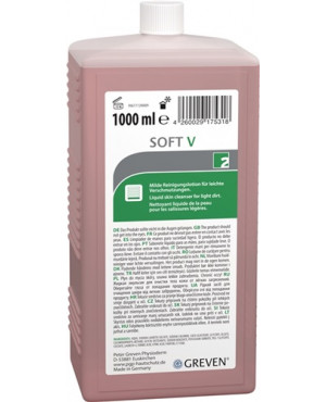 Hautreinigungslotion GREVEN® SOFT V 1l leichte Verschmutzung Flasche