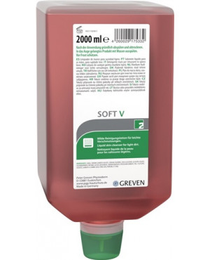 Hautreinigungslotion GREVEN® SOFT V 2l leichte Verschmutzung Flasche