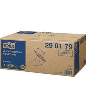 Handtücher TORK 2-lagig,Dekorprägung,advanced grün L230xB250ca.mm 3750 Tücher/VE