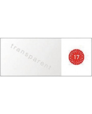 Einjahreskabelprüfplakette B25xL60mm Jahr 2017 m.Monaten Folie Btl.a100St.