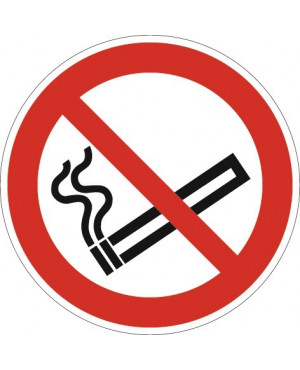 Verbotszeichen ASR A1.3/DIN EN ISO 7010 Rauchen verboten Folie