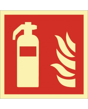 Brandschutzzeichen DIN EN ISO 7010 L148xB148mm Feuerlöscher Folie