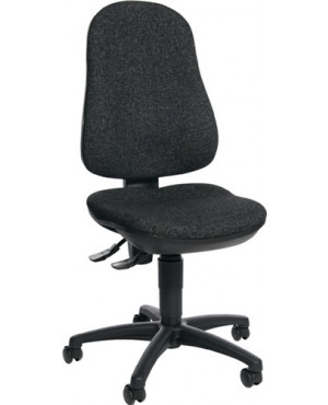 Bürodrehstuhl m.Permanentkontakt anthrazit 420-550mm o.Lehnen Trgf.110kg TOPSTAR